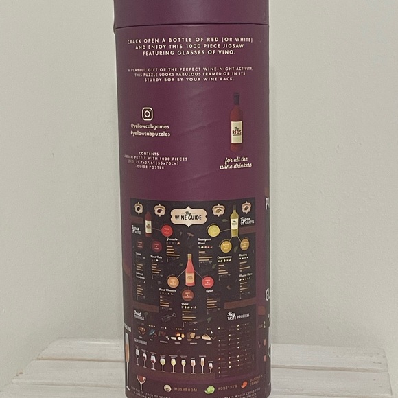 **SALE** Wine Guide Jigsaw Puzzle by Yellow Cab 1000 pieces. - Picture 4 of 6